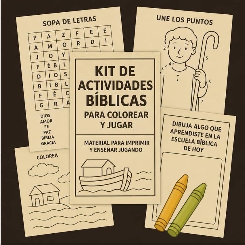 Kit para Colorear Bíblico